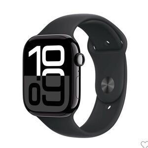 New, Apple Watch 10 46mm Jet Black SB S/M GPS